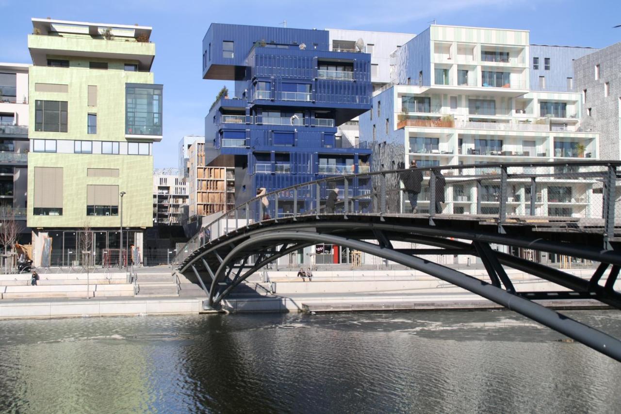 Lyon Confluence - Duplex Au Calme Avec Parking Prive En Option Lägenhet Exteriör bild